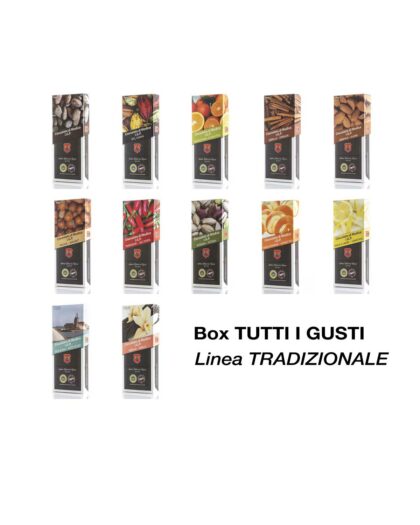 Cioccolato di Modica IGP - Box TUTTI I GUSTI - Linea TRADIZIONALE