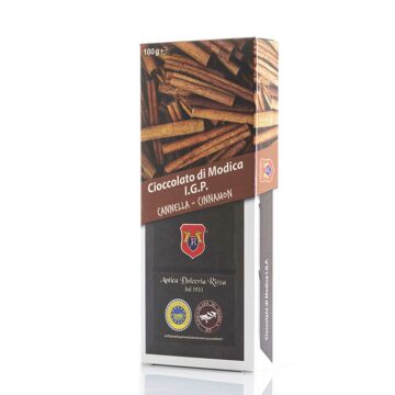 Cioccolato di Modica IGP alla Cannella - Tradizionale - Antica Dolceria Rizza