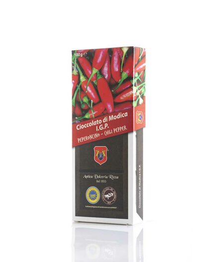 Cioccolato di Modica IGP al Peperoncino - Tradizionale - Antica Dolceria Rizza