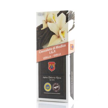 Cioccolato di Modica IGP alla Vaniglia - Tradizionale - Antica Dolceria Rizza