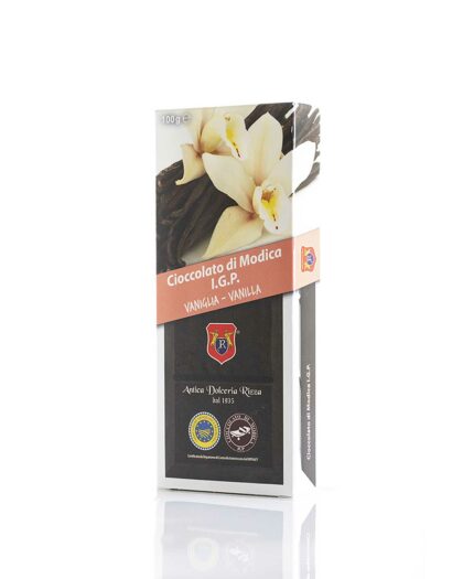 Cioccolato di Modica IGP alla Vaniglia - Tradizionale - Antica Dolceria Rizza