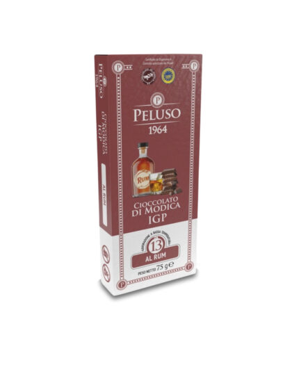 Cioccolato di Modica IGP al Rum - Classic - Peluso