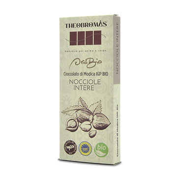 Cioccolato di Modica IGP Biologico con Nocciole Intere - Oro Bio - THEOBROMÀS