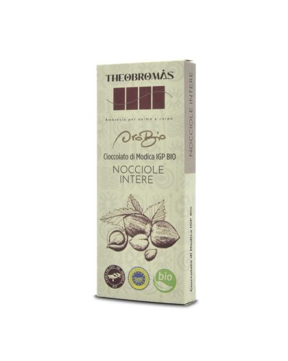 Cioccolato di Modica IGP Biologico con Nocciole Intere - Oro Bio - THEOBROMÀS