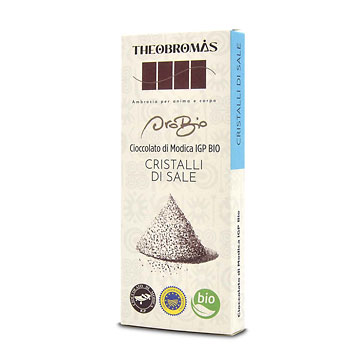 Cioccolato di Modica IGP Biologico con Cristalli di Sale - Oro Bio - THEOBROMÀS