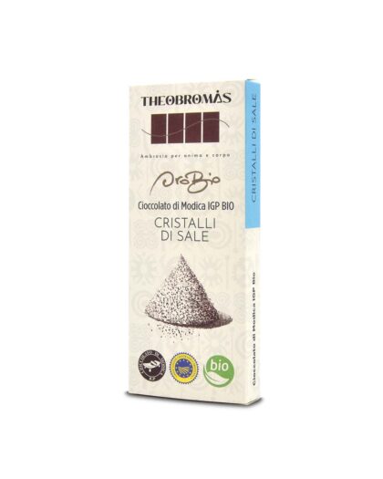 Cioccolato di Modica IGP Biologico con Cristalli di Sale - Oro Bio - THEOBROMÀS