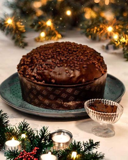Panettone Artigianale con Cioccolato di Modica IGP - THEOBROMÀS
