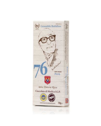Cioccolato di Modica IGP 76% cacao Perù - Special Edition - Antica Dolceria Rizza