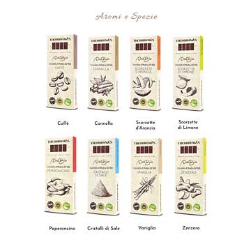 Cioccolato di Modica IGP Biologico - Box AROMI E SPEZIE - Linea ORO BIO - THEOBROMÀS